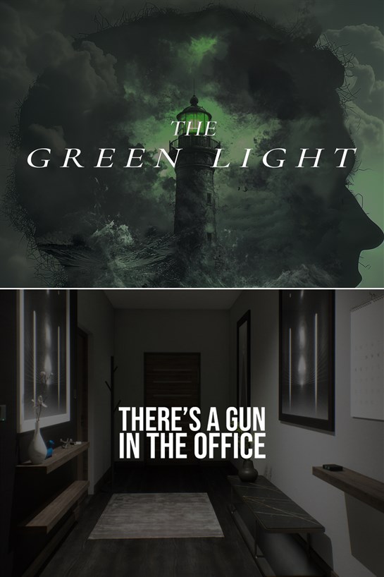Box shot of The Green Light + There's a Gun in the Office
