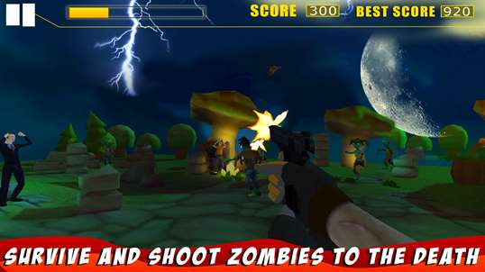 Crazy Zombie War: Walking Dead screenshot 2
