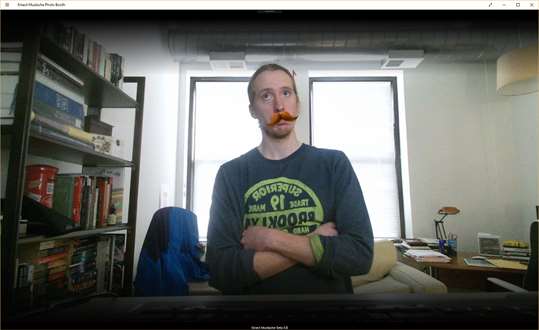 Kinect Mustache Photo Booth screenshot 1