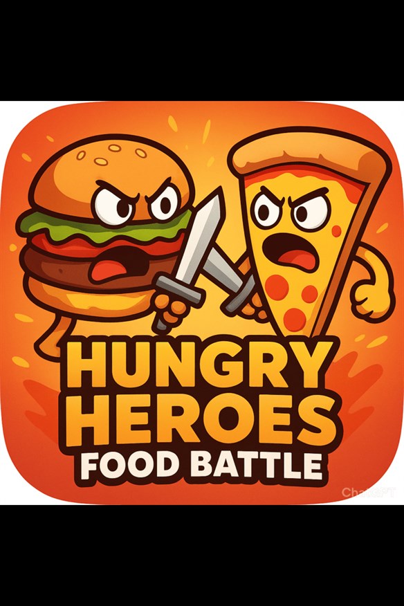 Hungry Heroes Food Battle Game Xbox Series X|S and Xbox One cover art