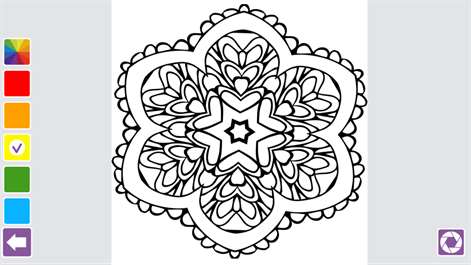 Coloring Book Draw Mandala Screenshots 1