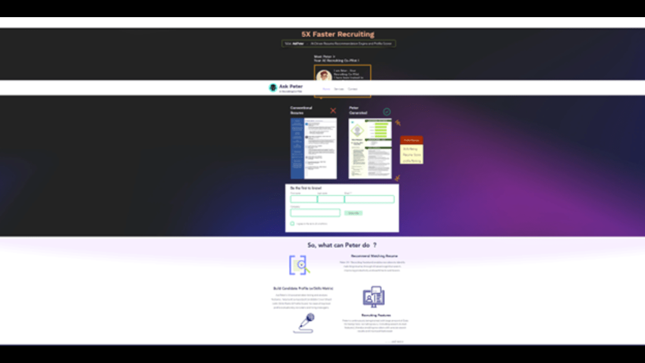 Snapshot 3 of Ask Peter - AI Recruiting Co-Pilot