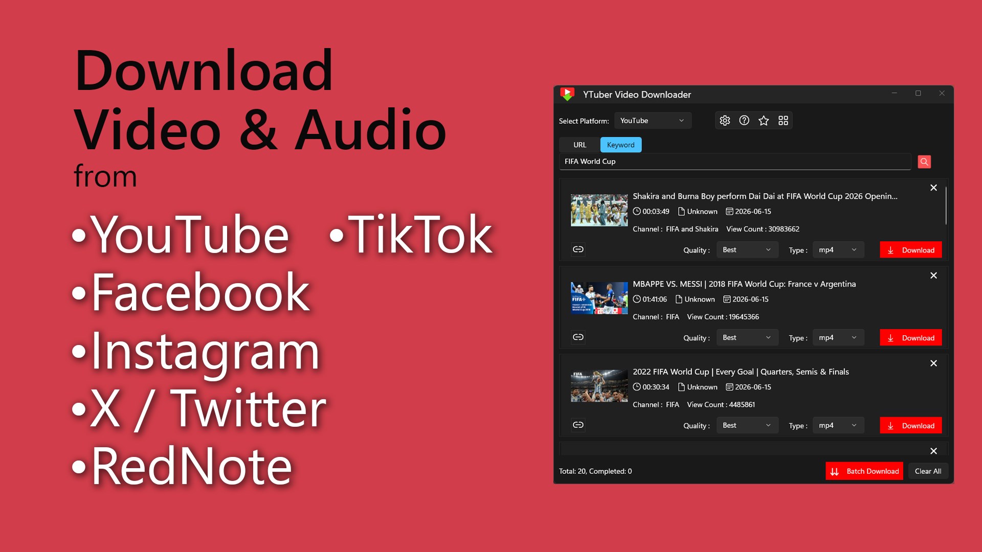YTuber Video Downloader screenshot