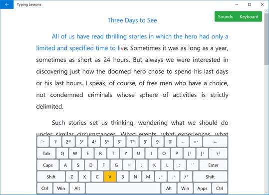 Typing Lessons screenshot 4