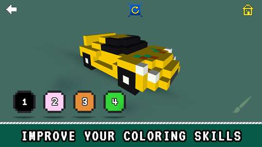 Voxel - 3D Coloring by Numbers screenshot 2
