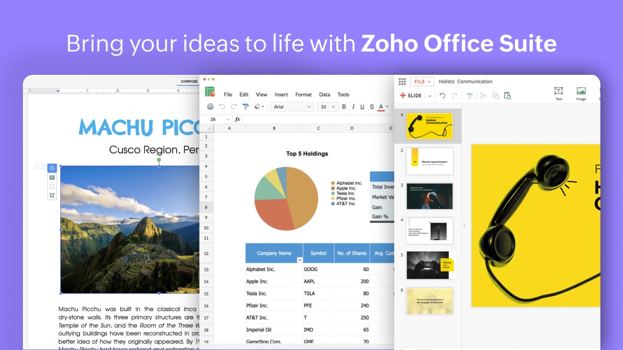 Snapshot 4 of Zoho WorkDrive