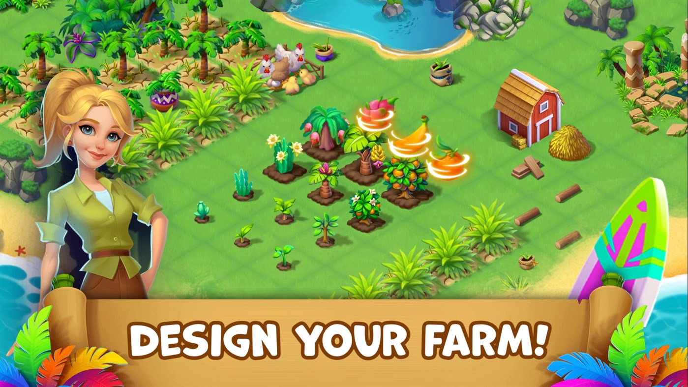 #2. Tropical Merge Start Game (Windows) Door: Clever Apps Pte Ltd