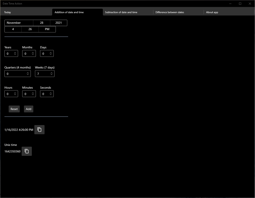 #2. Date Time Action (Windows) 由: Nikolai Belai