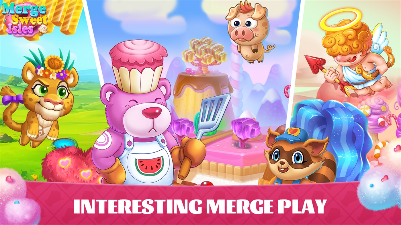 #3. Merge Sweet Isles (Windows) Tekijänä: MIRACLE GAMES INC.