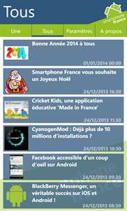 Actualités Android screenshot 3