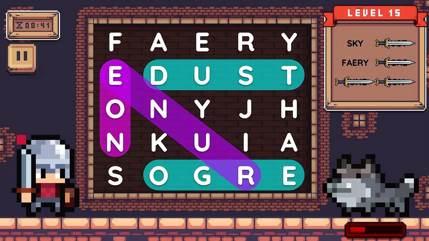 #1. Word Quest: Medival (Xbox) By: Gametry LLC