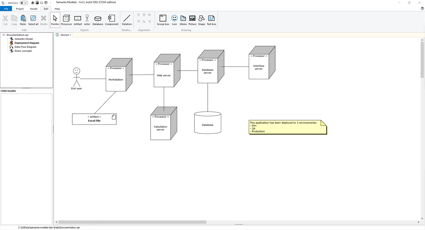 #9. Semanta Modeler (Windows) Door: COAS Software Systems BV