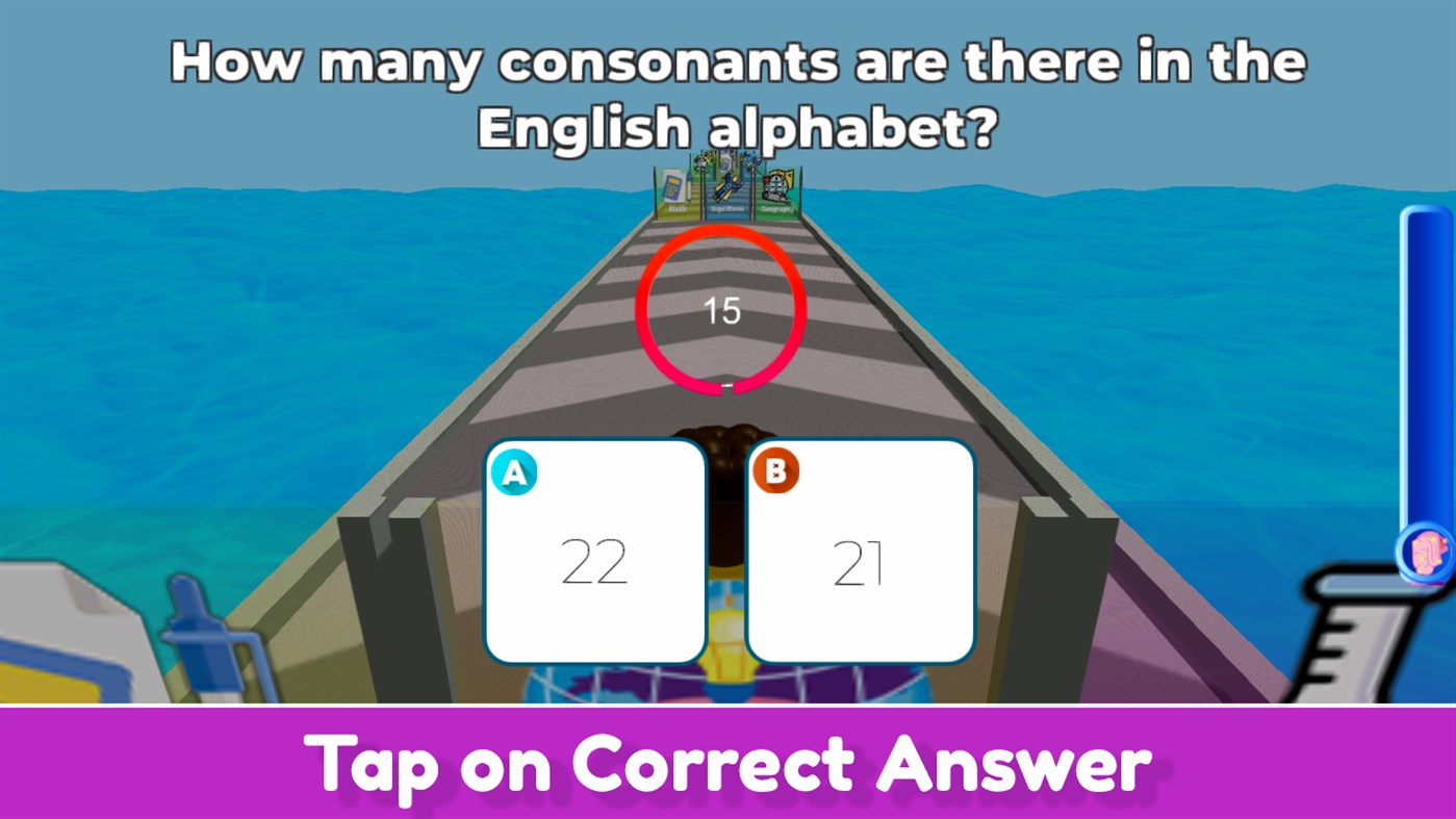 #3. Quiz Run Brain Game (Windows) بواسطة: Margala Games