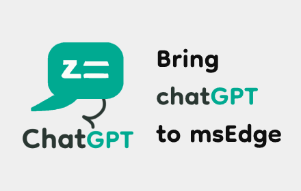 Free ChatGPT for msEdge - ZChatGPT small promo image