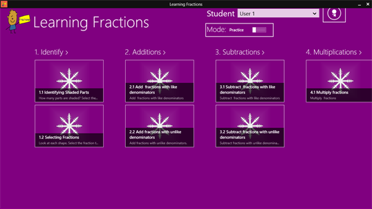 Learning Fractions screenshot 2