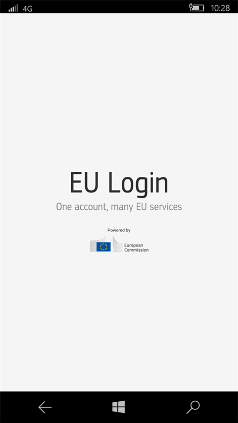 EU Login Screenshots 1