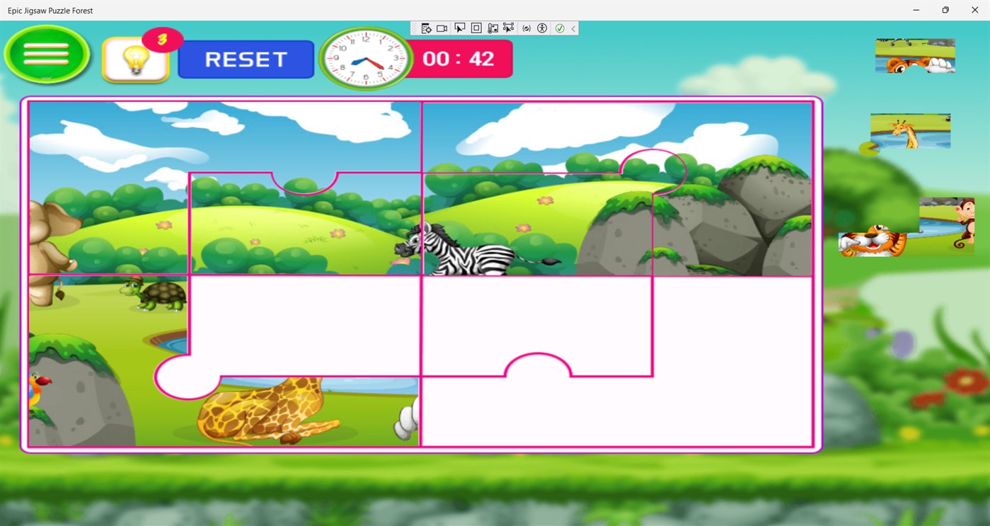 #5. Epic Jigsaw Puzzle Forest (Windows) 由: Kishan Ghaghada