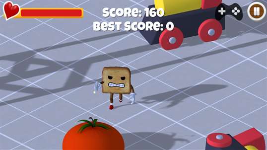 Shooter Bread 1 - Games for kids screenshot 3
