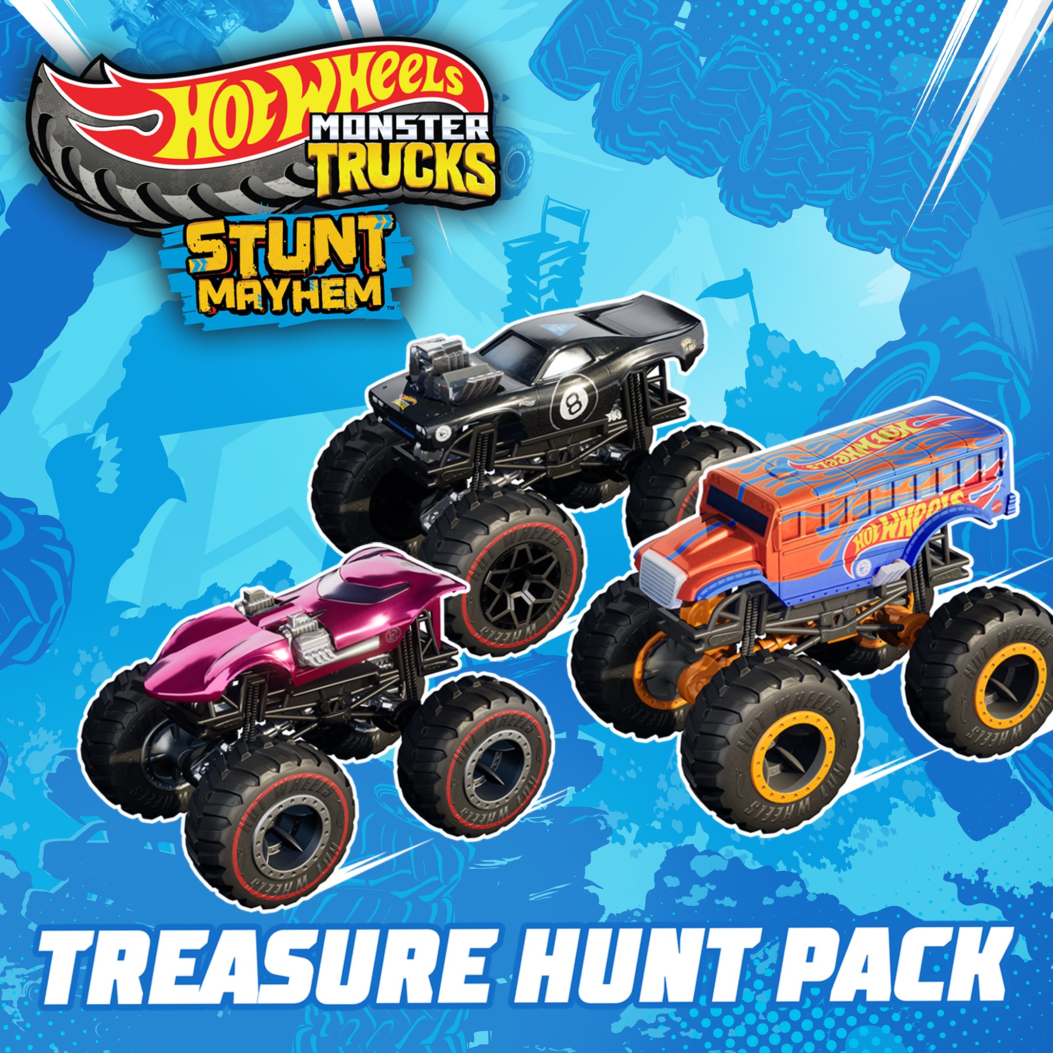 Hot Wheels Monster Trucks: Stunt Mayhem™ - Treasure Hunt Pack