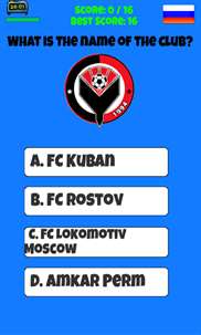 Russia Football Logo Quiz screenshot 3