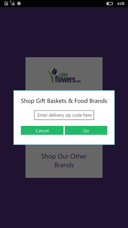 1-800-Flowers Screenshot