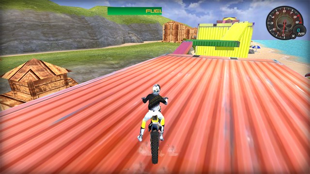 Hill Bike Stunt - 3D Motorcycle Racing screenshot 2