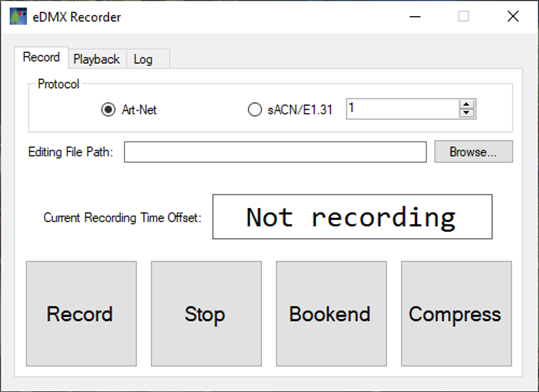 eDMX Recorder screenshot 1