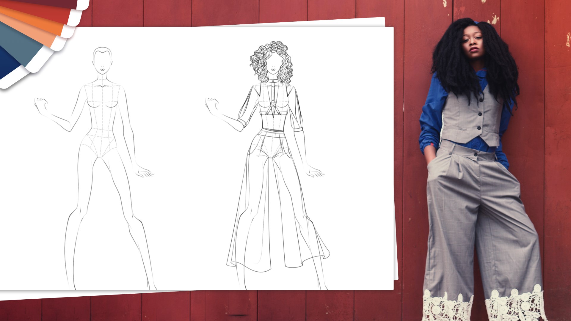 Get Fashion Design Sketches - Digital sketchbook & illustrator: stylish