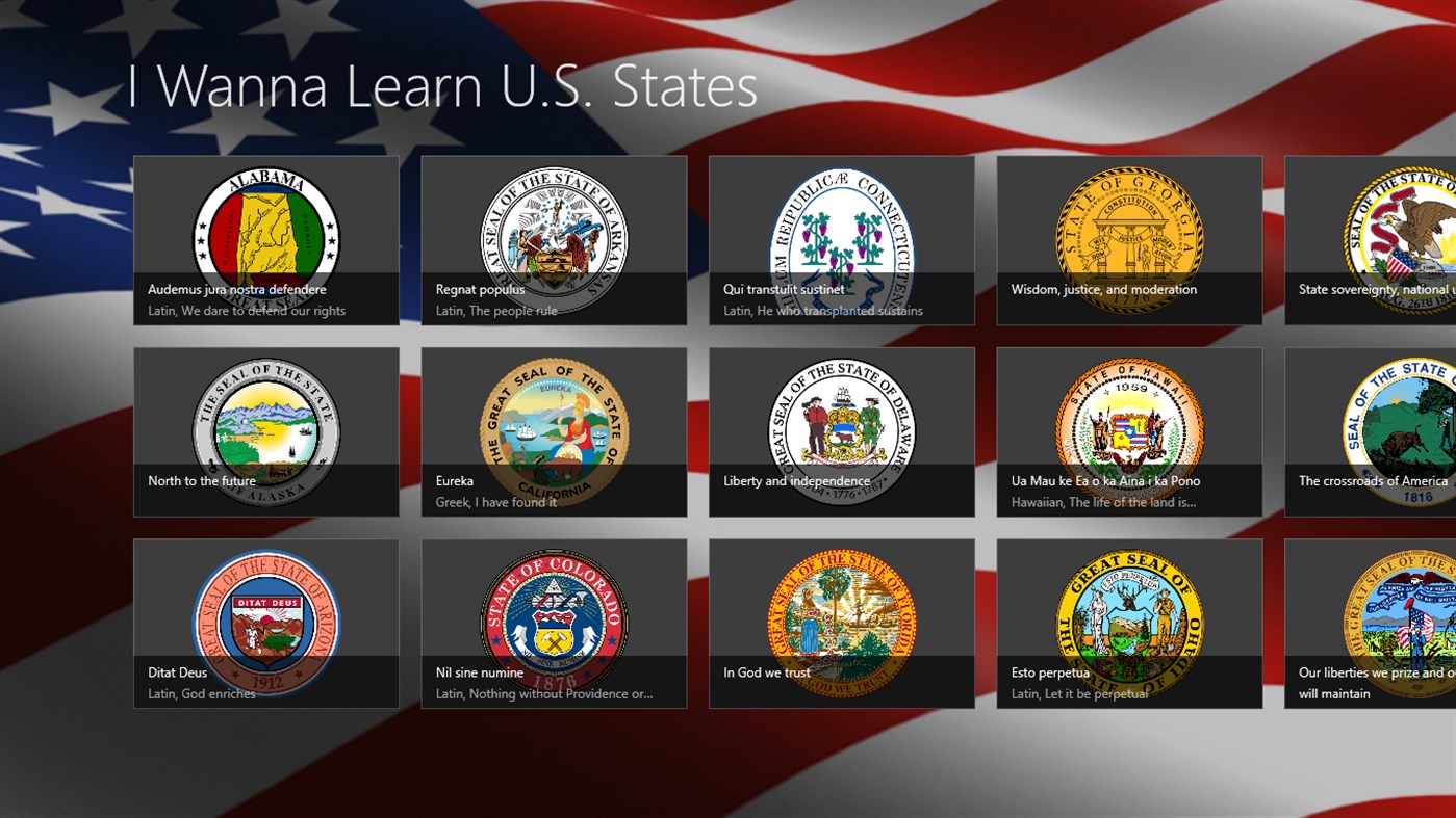 #2. I Wanna Learn U.S. States (Windows) بواسطة: SoftStuf Software inc