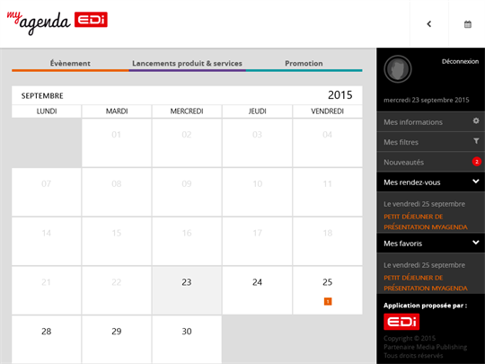 MyAgenda E.D.I screenshot 4