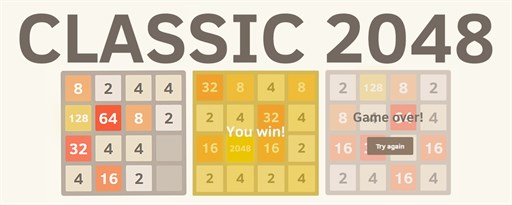 Classic 2048 marquee promo image