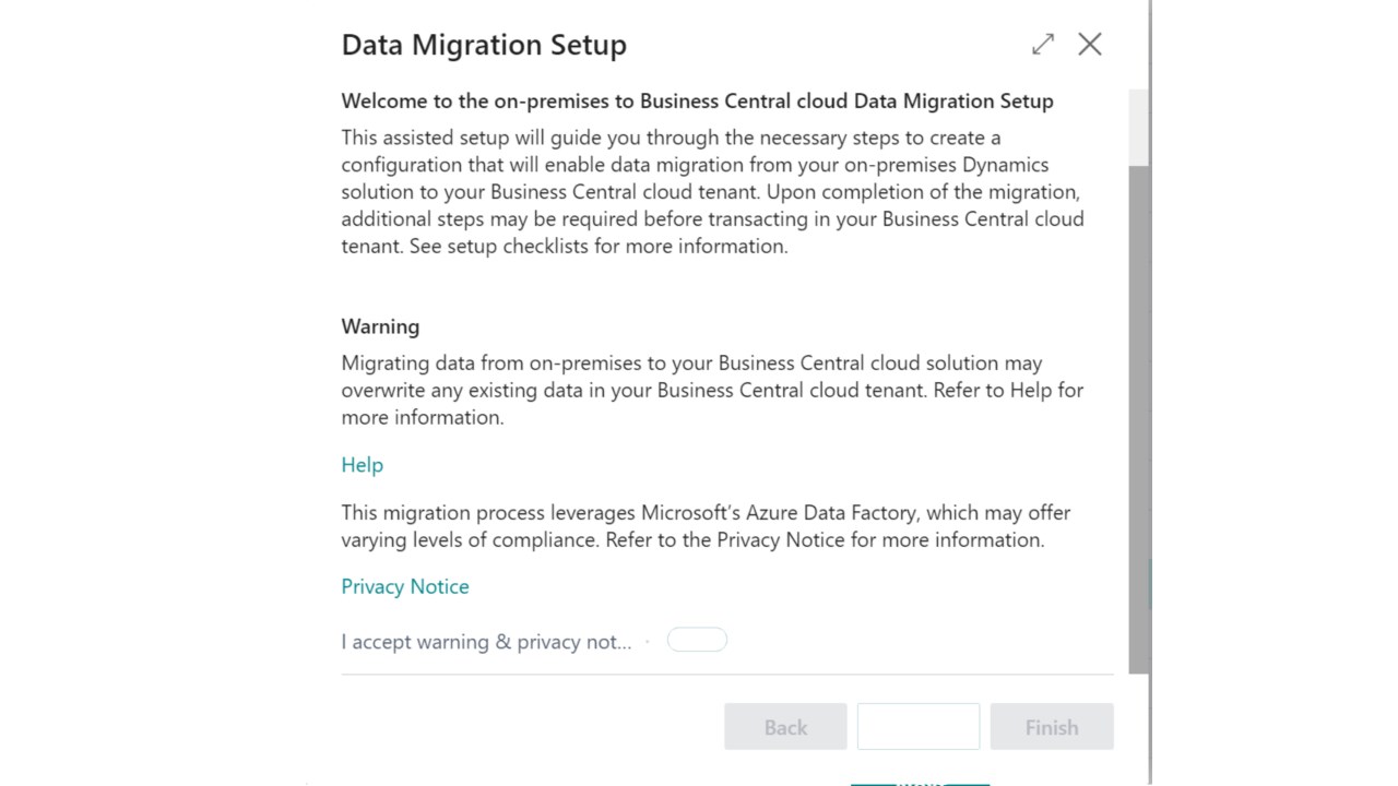 Snapshot 2 of Microsoft Dynamics 365 Business Central to Microsoft Dynamics GP: 1-Hr Assessment
