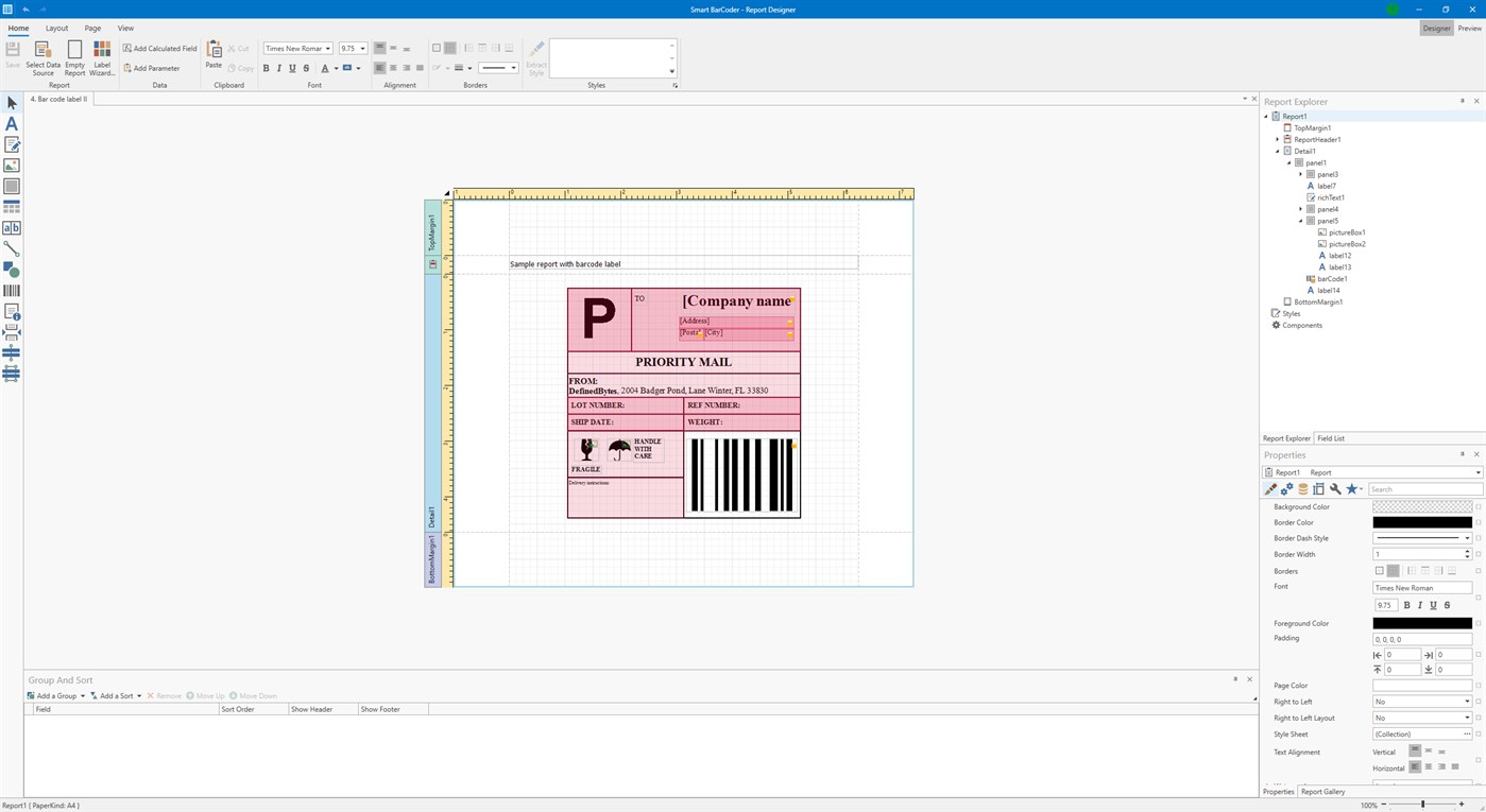 #3. Label & Barcode Studio (Windows) بواسطة: DefinedBytes
