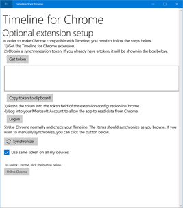Timeline for Chrome screenshot 2