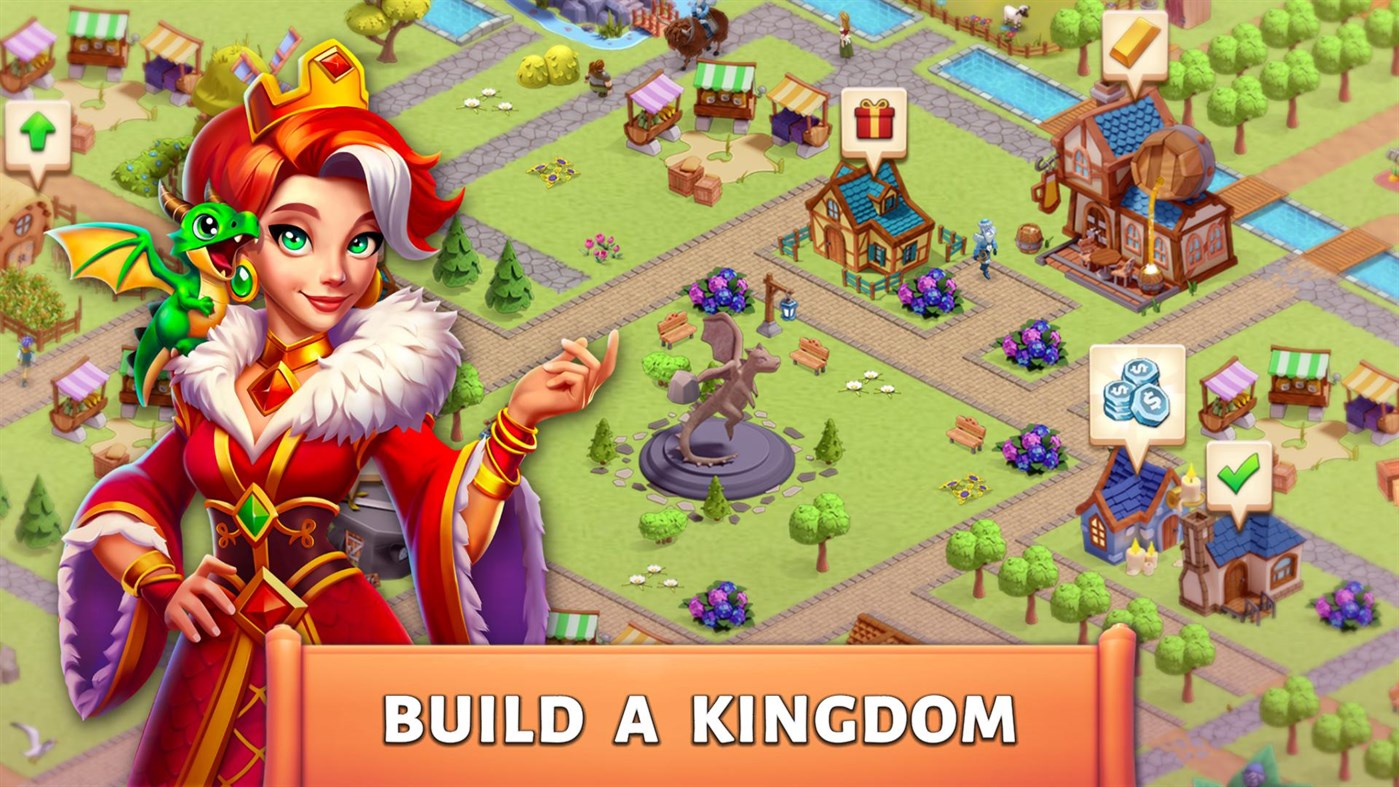 #3. Dragon Kingdom: Fantasy City (Windows) By: Sparkling Society Games B.V.