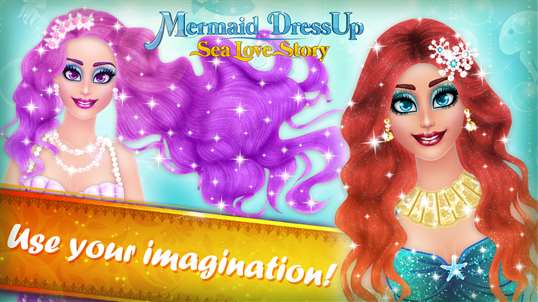Mermaid Dressup: Sea Love Story screenshot 1