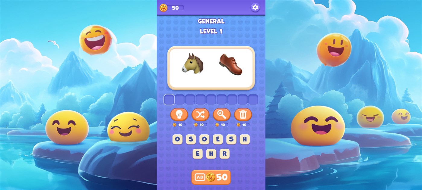 #2. Words With Emojis (Windows) By: Advergame Technologies Private Limited