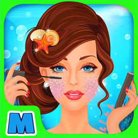 Mermaid Rescue - Makeup & Makeover Fashion Salon Kids Game