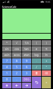 ScienceCalc screenshot 1