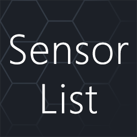 Sensor List