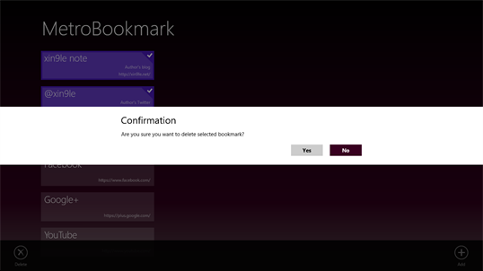 MetroBookmark screenshot 6