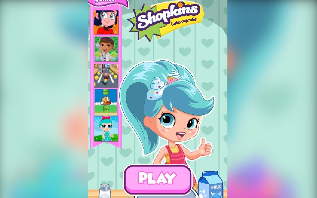 Shopkins Shoppie Cupcake Maker Game