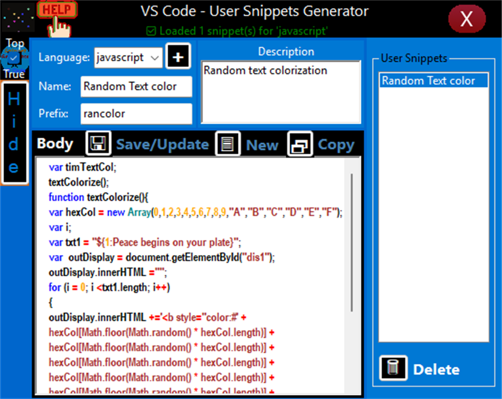 #3. SnippetGenerator (Windows) Af: Amalik