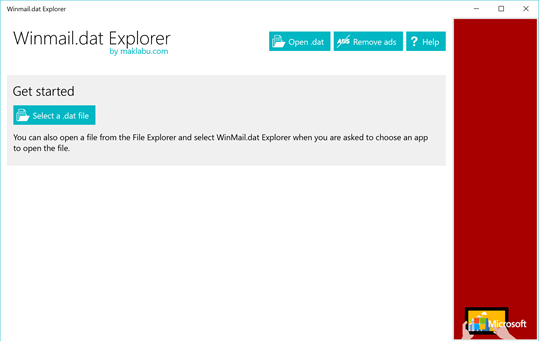 Winmail.dat Explorer screenshot 1