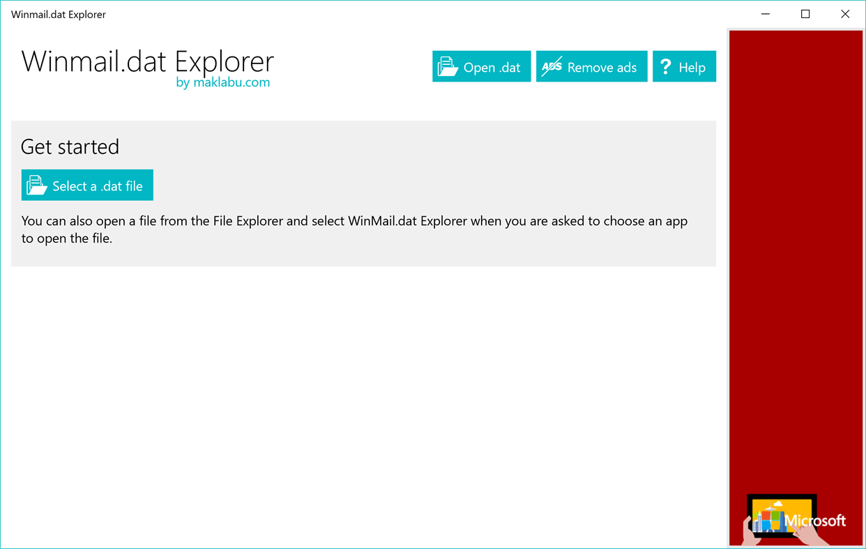 #1. Winmail.dat Explorer (Windows) โดย: t-reinhardt.ch
