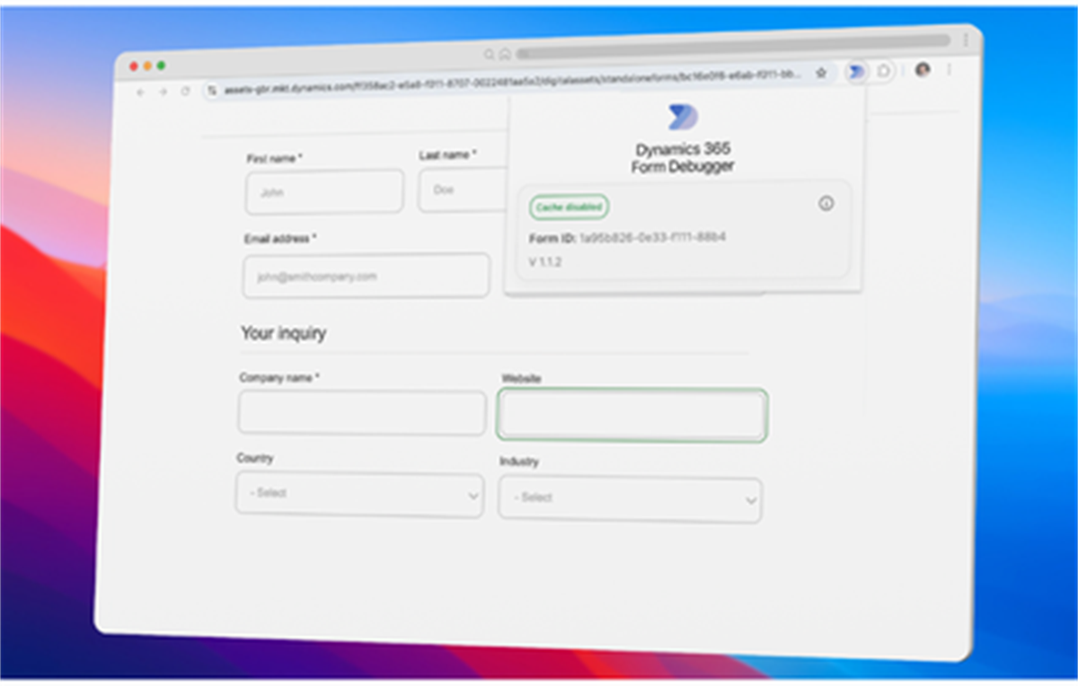 Dynamics 365 Form Debugger