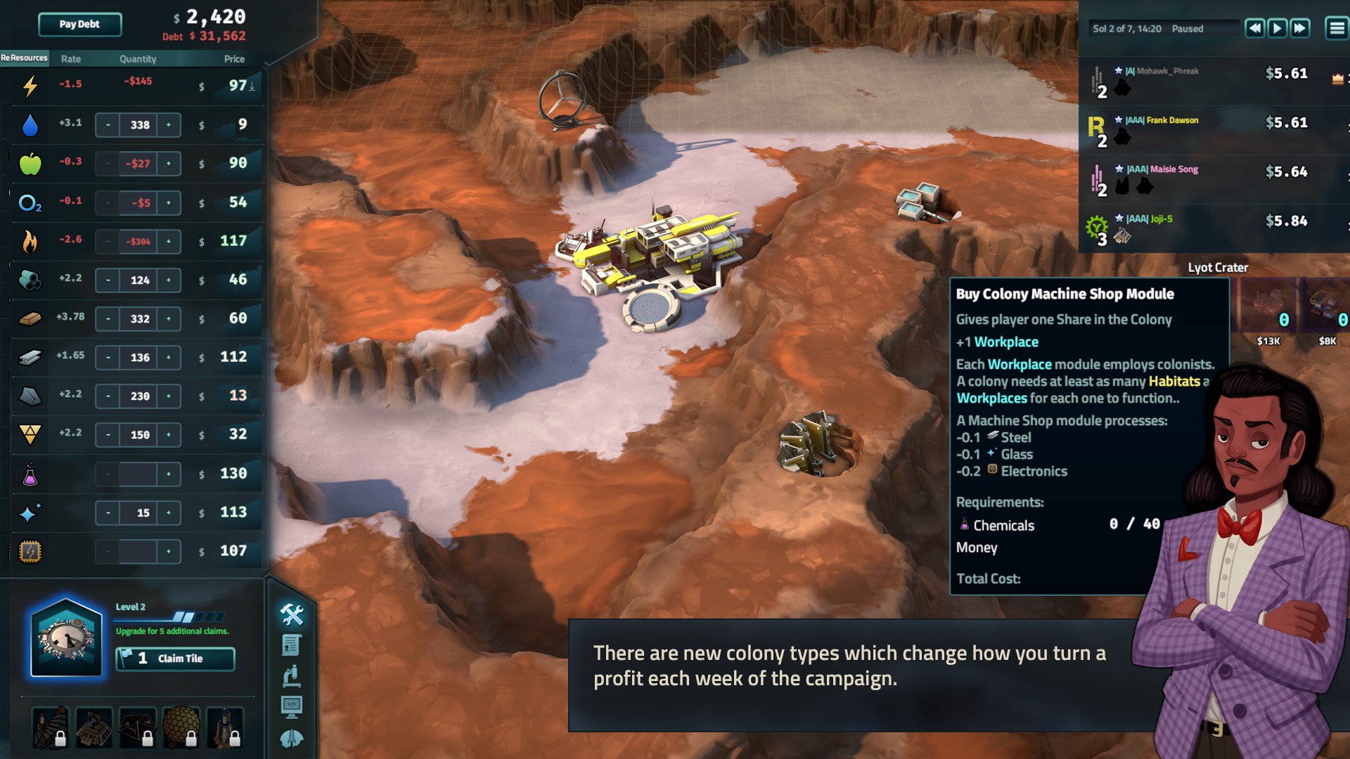 Offworld Trading Company - The Patron and the Patriot | Xbox | Chiave | Privato