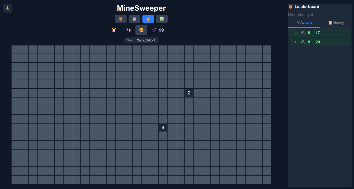#3. MineSweeper H5 (Windows) 由: Cai Ji