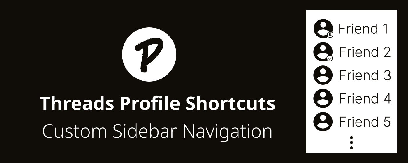 Threads Profile Shortcuts: Custom Threads Profile Sidebar Navigation
