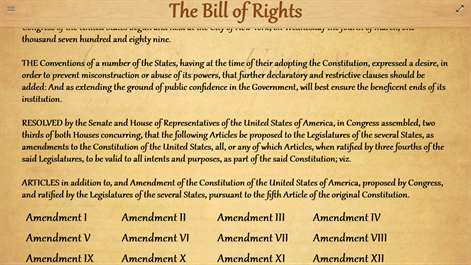 The United States Bill Of Rights Screenshots 1